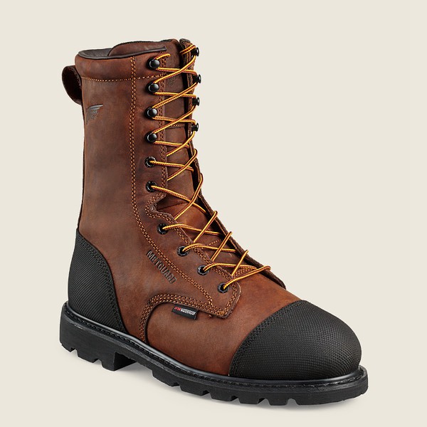 Bottes de Sécurité Red Wing - Truwelt - 10-Inch Insulated Waterproof Toe Metguard - Marron/Noir - Ho